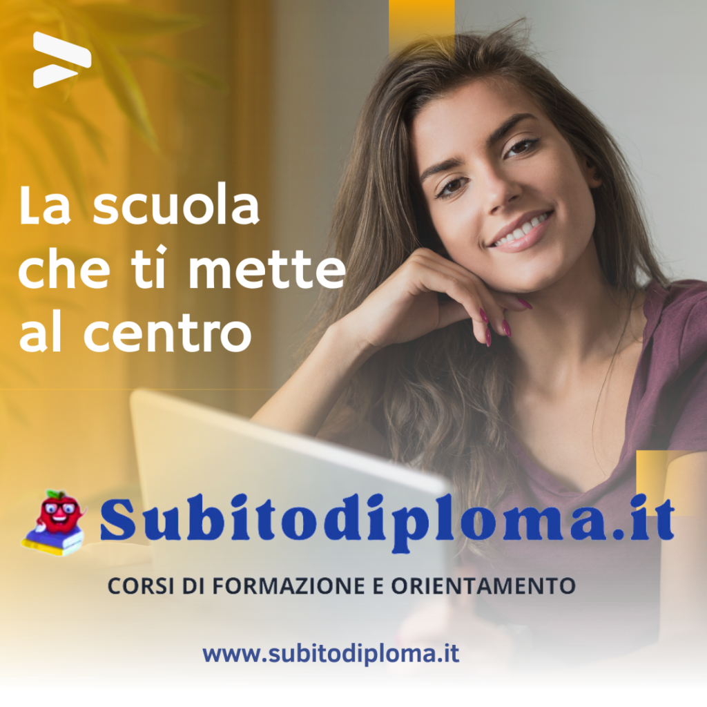Subitodiploma.it: Diploma, Corsi di Formazione e Orientamento.