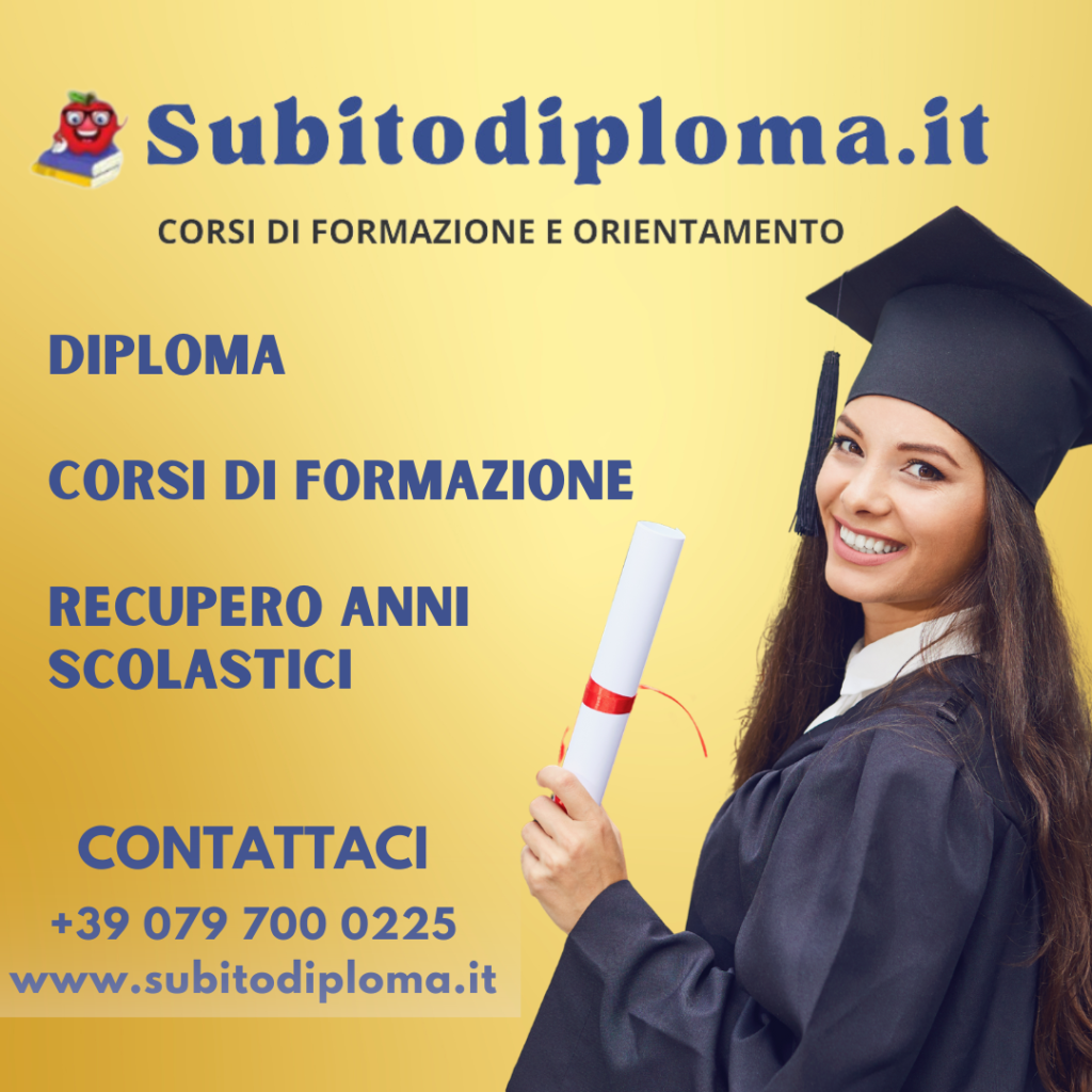 Percorsi Scolastici di Formazione Professionale a Olbia: Corsi in Presenza e Online con Subitodiploma.it