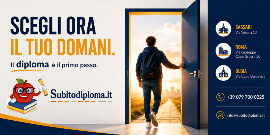 Scegli ora il tuo Domani. Scuola privata Sassari